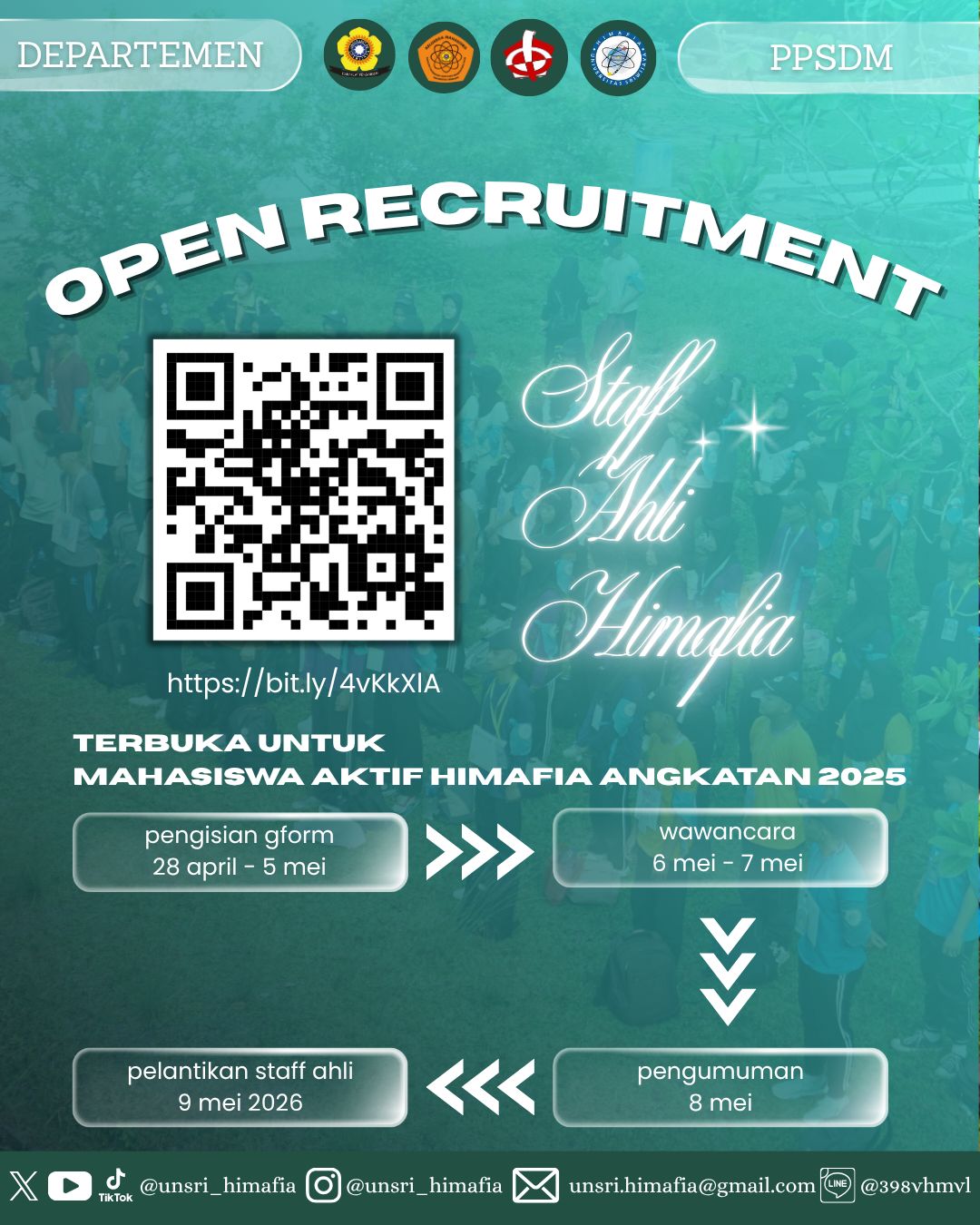 ORSAHIMA (Open Recruitment Staff Ahli HIMAFIA)
